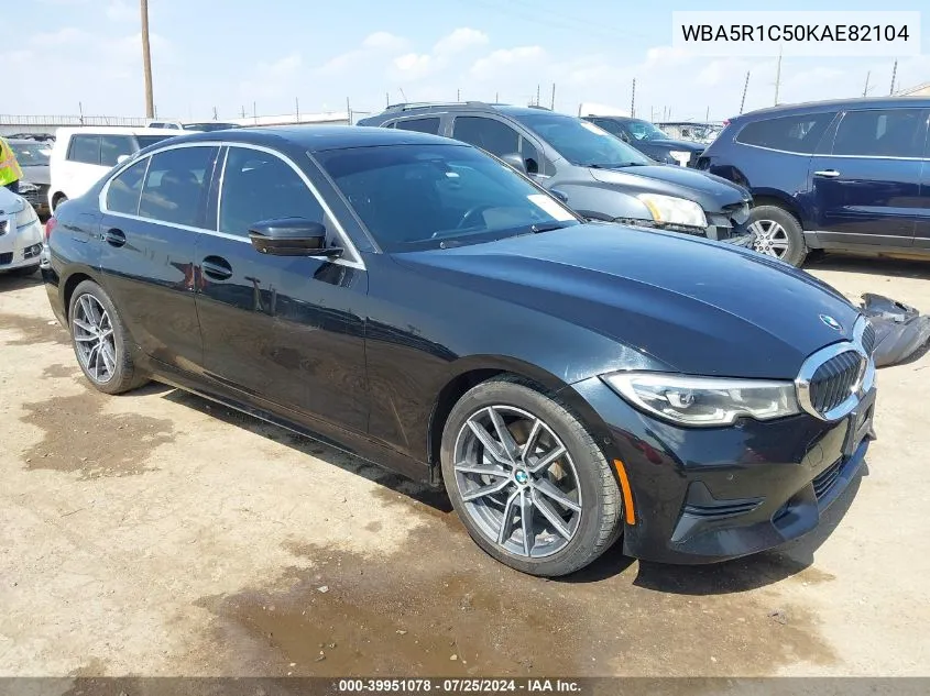 2019 BMW 330I VIN: WBA5R1C50KAE82104 Lot: 39951078