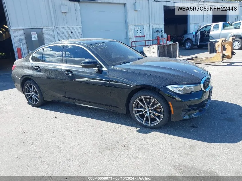 WBA5R7C59KFH22448 2019 BMW 330I xDrive