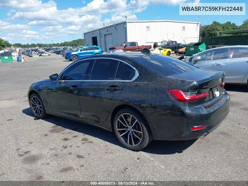 WBA5R7C59KFH22448 2019 BMW 330I xDrive