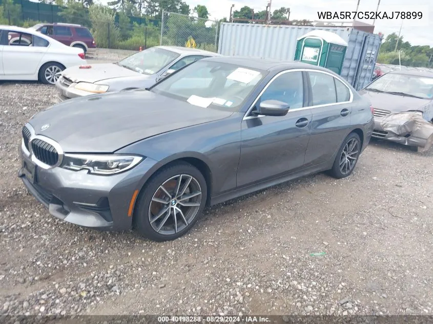 2019 BMW 330I xDrive VIN: WBA5R7C52KAJ78899 Lot: 40198288