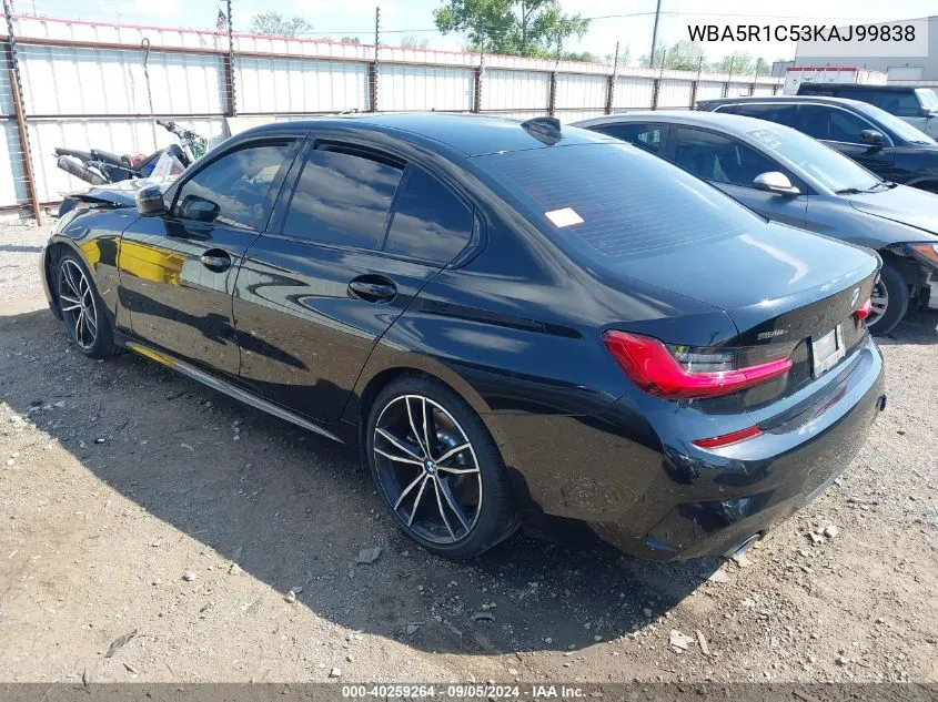 2019 BMW 330I VIN: WBA5R1C53KAJ99838 Lot: 40259264