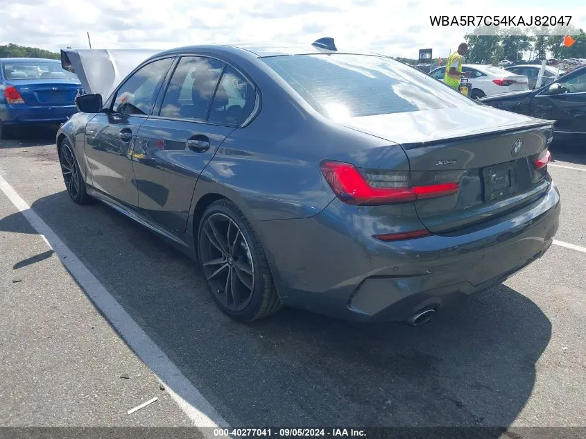 2019 BMW 330I xDrive VIN: WBA5R7C54KAJ82047 Lot: 40277041