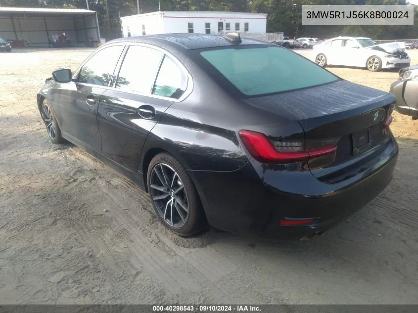 3MW5R1J56K8B00024 2019 BMW 330I