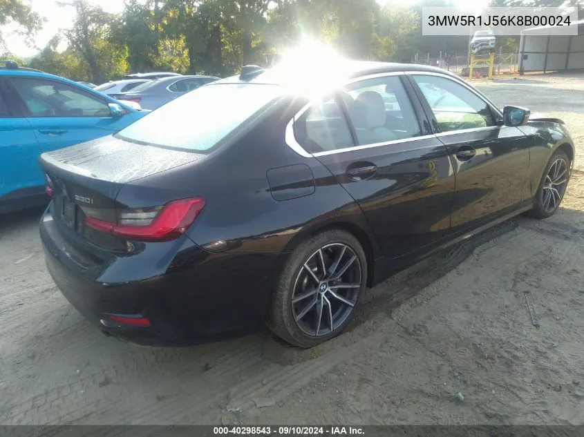 3MW5R1J56K8B00024 2019 BMW 330I