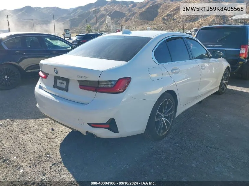 2019 BMW 330I VIN: 3MW5R1J59K8A05568 Lot: 40304106