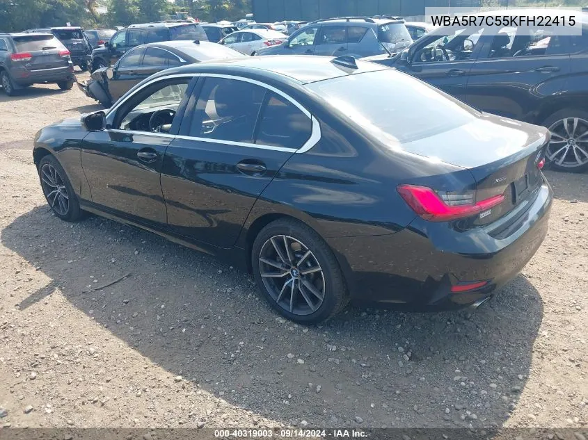 WBA5R7C55KFH22415 2019 BMW 330I xDrive