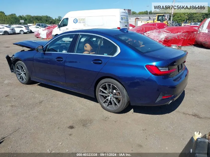 WBA5R7C56KAJ86486 2019 BMW 330I xDrive