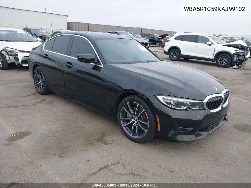 2019 BMW 330I VIN: WBA5R1C59KAJ99102 Lot: 40335809