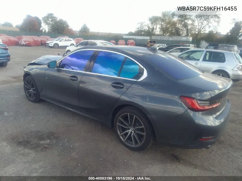 WBA5R7C59KFH16455 2019 BMW 330I xDrive