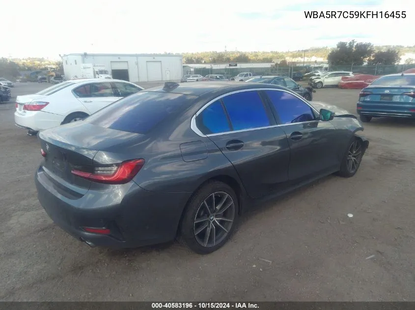 WBA5R7C59KFH16455 2019 BMW 330I xDrive