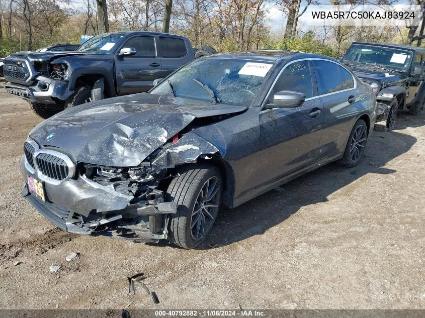 2019 BMW 330I xDrive VIN: WBA5R7C50KAJ83924 Lot: 40792882