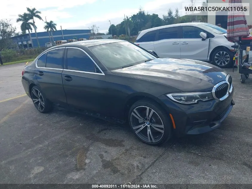 2019 BMW 330I VIN: WBA5R1C50KAK11055 Lot: 40892011