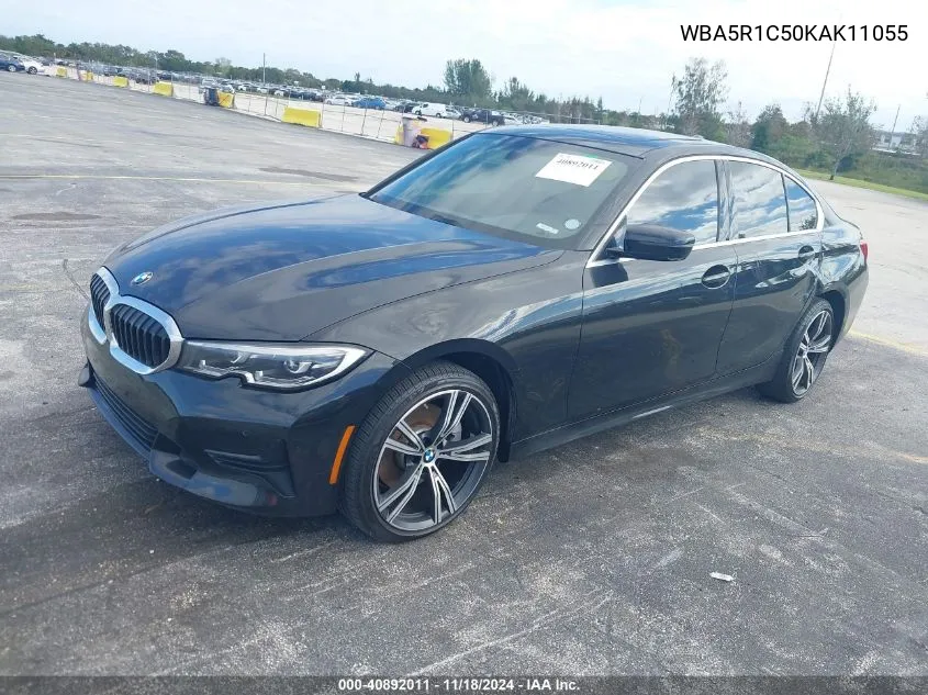 2019 BMW 330I VIN: WBA5R1C50KAK11055 Lot: 40892011