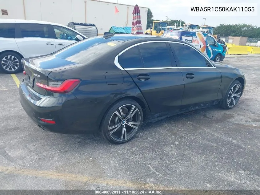 2019 BMW 330I VIN: WBA5R1C50KAK11055 Lot: 40892011