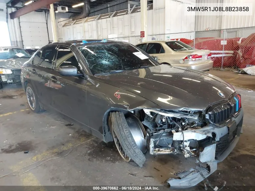 3MW5R1J08L8B23858 2020 BMW 330I