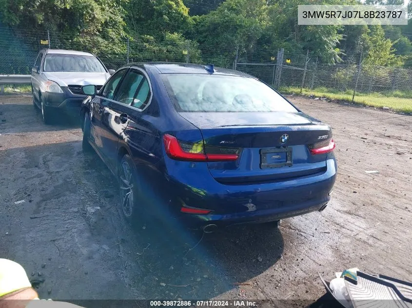 3MW5R7J07L8B23787 2020 BMW 330I xDrive