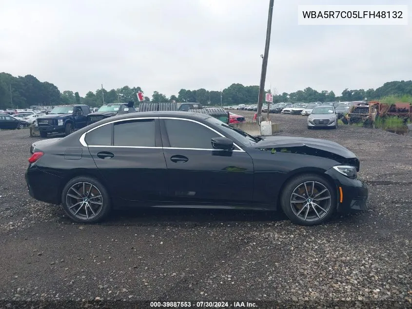 2020 BMW 330I xDrive VIN: WBA5R7C05LFH48132 Lot: 39887553