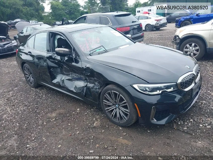 2020 BMW 3 Series M340I xDrive VIN: WBA5U9C08LA380520 Lot: 39889799