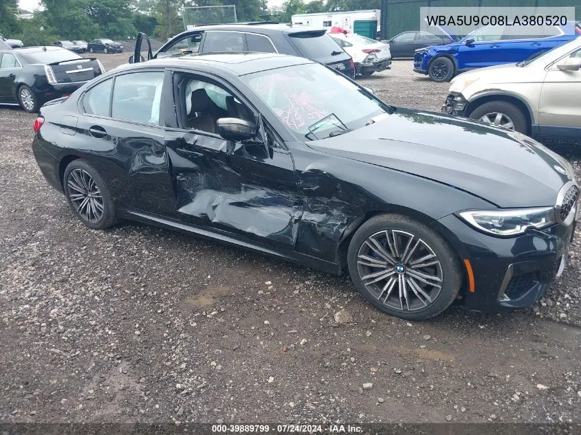 2020 BMW 3 Series M340I xDrive VIN: WBA5U9C08LA380520 Lot: 39889799