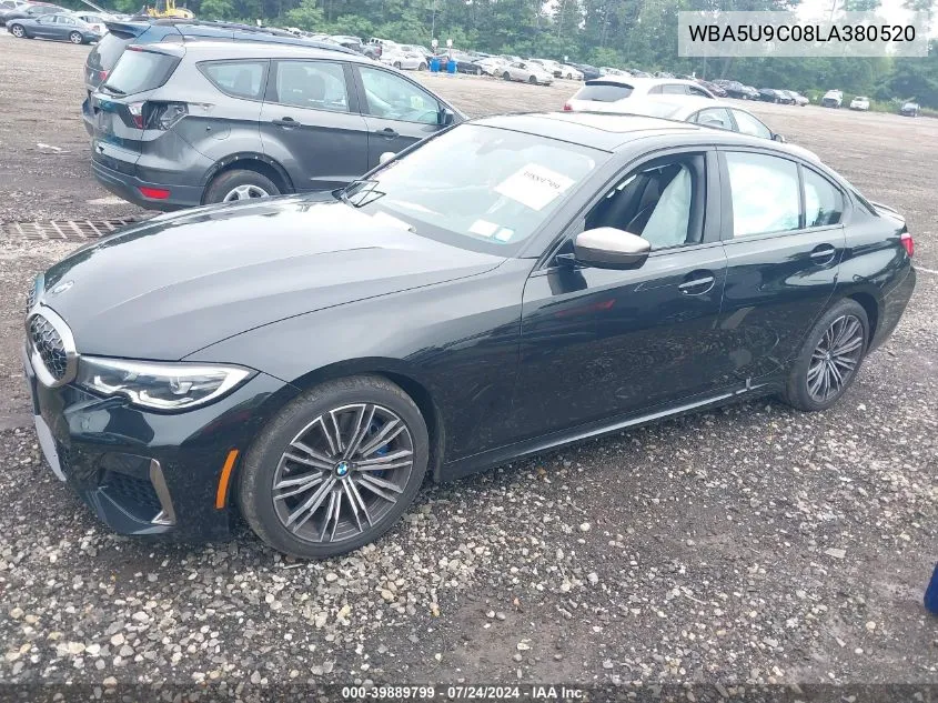 2020 BMW 3 Series M340I xDrive VIN: WBA5U9C08LA380520 Lot: 39889799