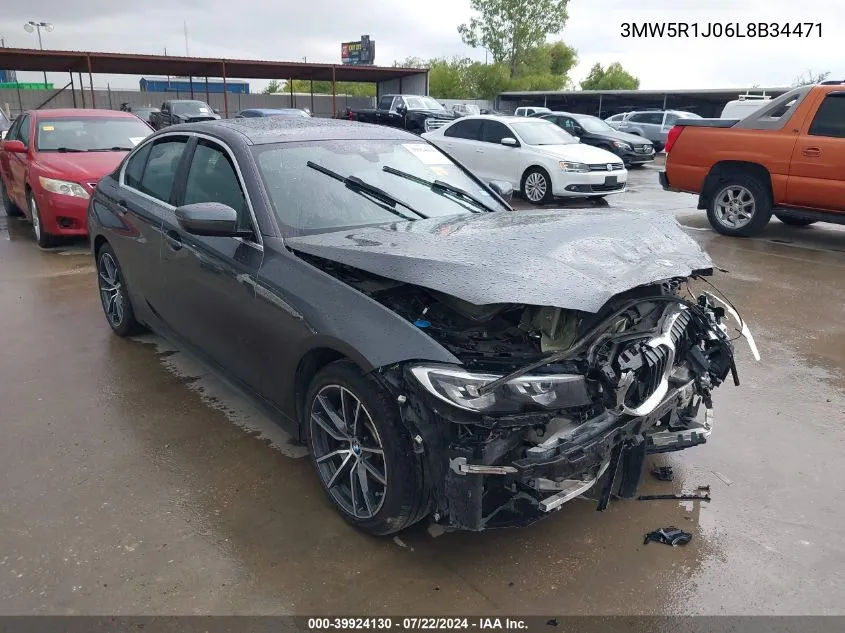 3MW5R1J06L8B34471 2020 BMW 330I