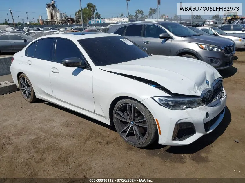 2020 BMW 3 Series M340I VIN: WBA5U7C06LFH32973 Lot: 39936112