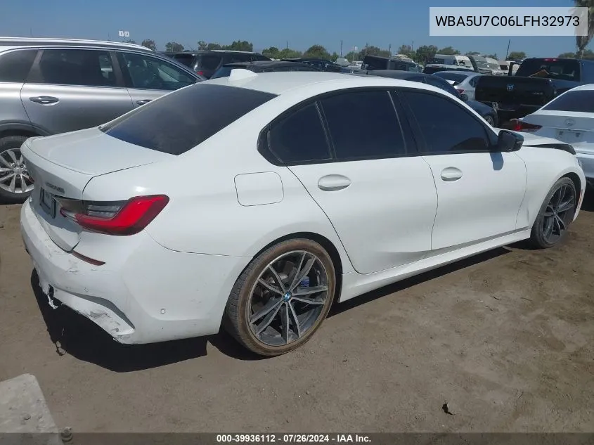 2020 BMW 3 Series M340I VIN: WBA5U7C06LFH32973 Lot: 39936112