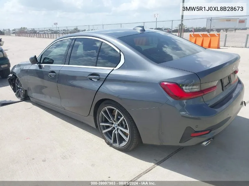 3MW5R1J0XL8B28673 2020 BMW 330I