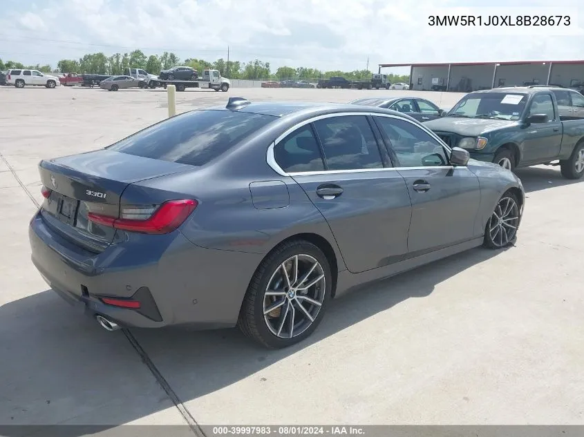 3MW5R1J0XL8B28673 2020 BMW 330I