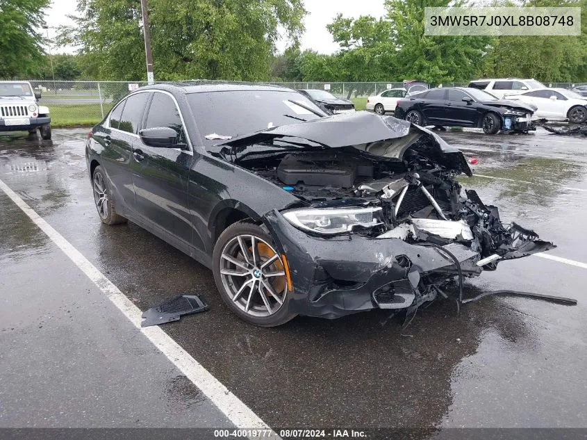 3MW5R7J0XL8B08748 2020 BMW 330I xDrive