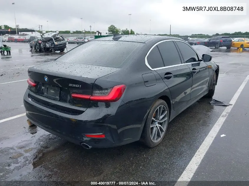 3MW5R7J0XL8B08748 2020 BMW 330I xDrive