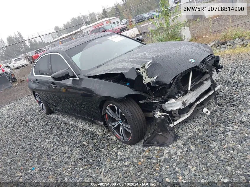 3MW5R1J07L8B14990 2020 BMW 330I