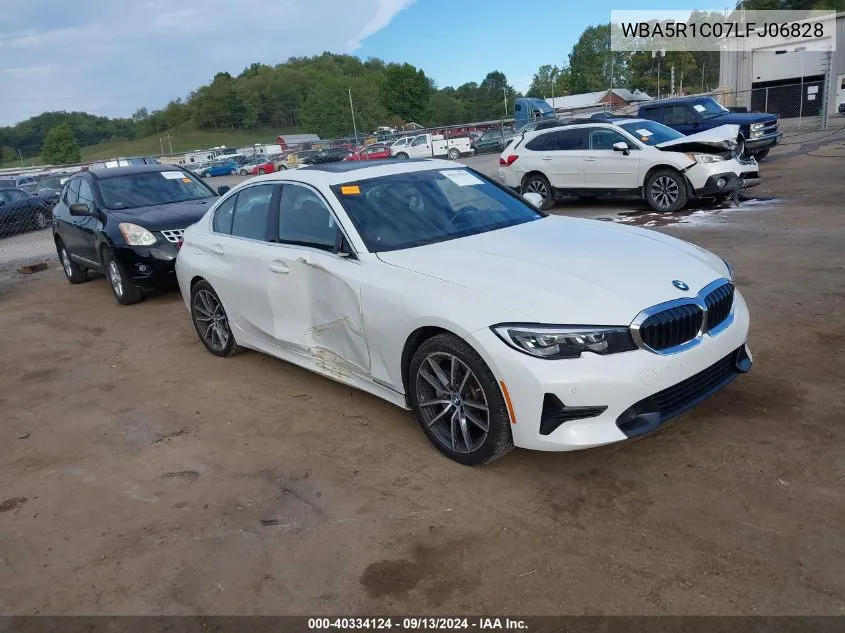 2020 BMW 330I VIN: WBA5R1C07LFJ06828 Lot: 40334124