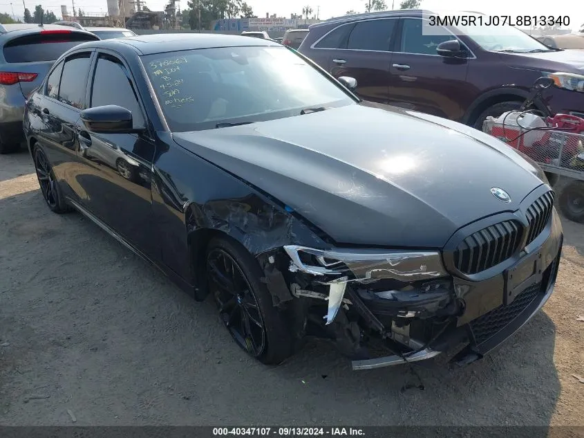 2020 BMW 330I VIN: 3MW5R1J07L8B13340 Lot: 40347107