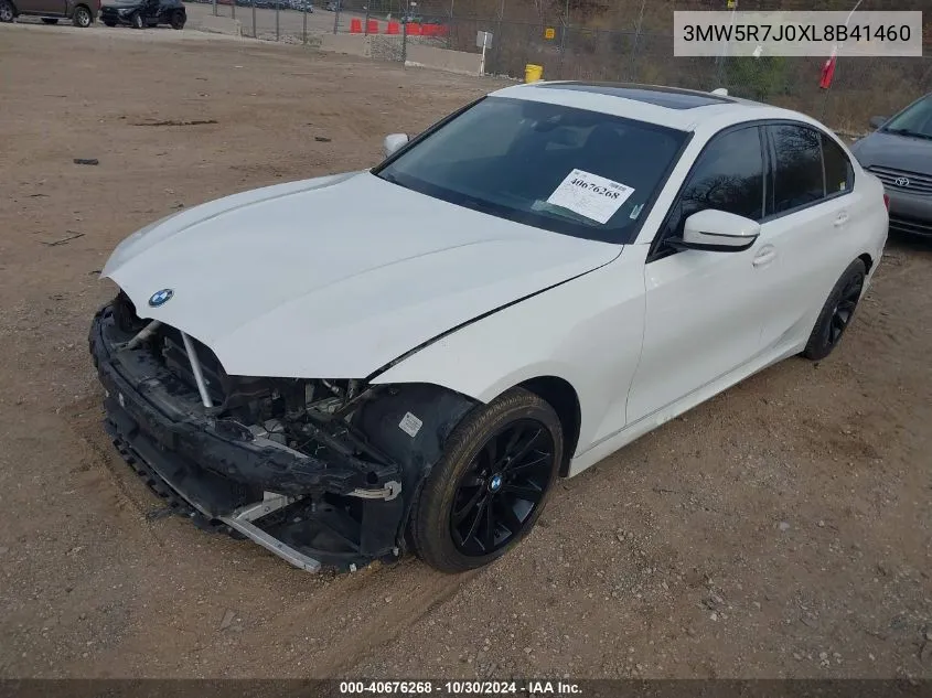 3MW5R7J0XL8B41460 2020 BMW 330I xDrive