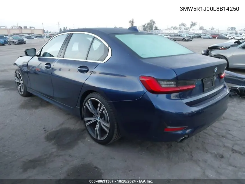 3MW5R1J00L8B14250 2020 BMW 330I