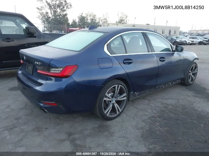 3MW5R1J00L8B14250 2020 BMW 330I