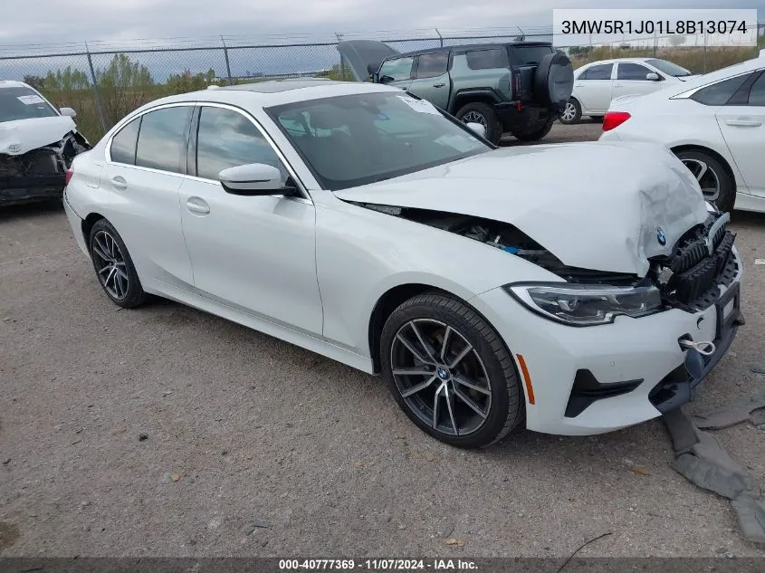 2020 BMW 330I VIN: 3MW5R1J01L8B13074 Lot: 40777369