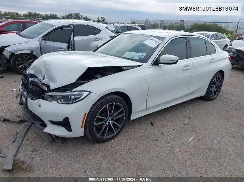 2020 BMW 330I VIN: 3MW5R1J01L8B13074 Lot: 40777369