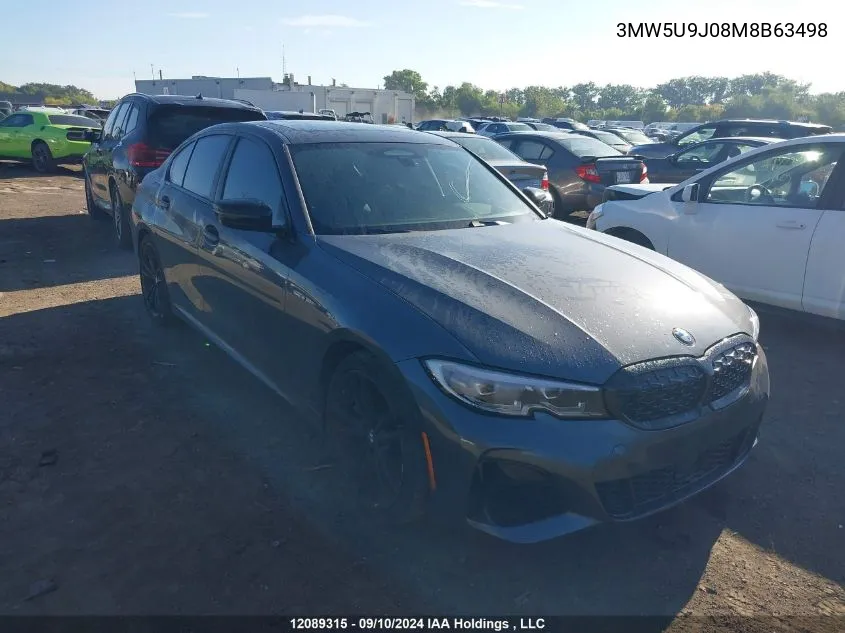 3MW5U9J08M8B63498 2021 BMW 3 Series