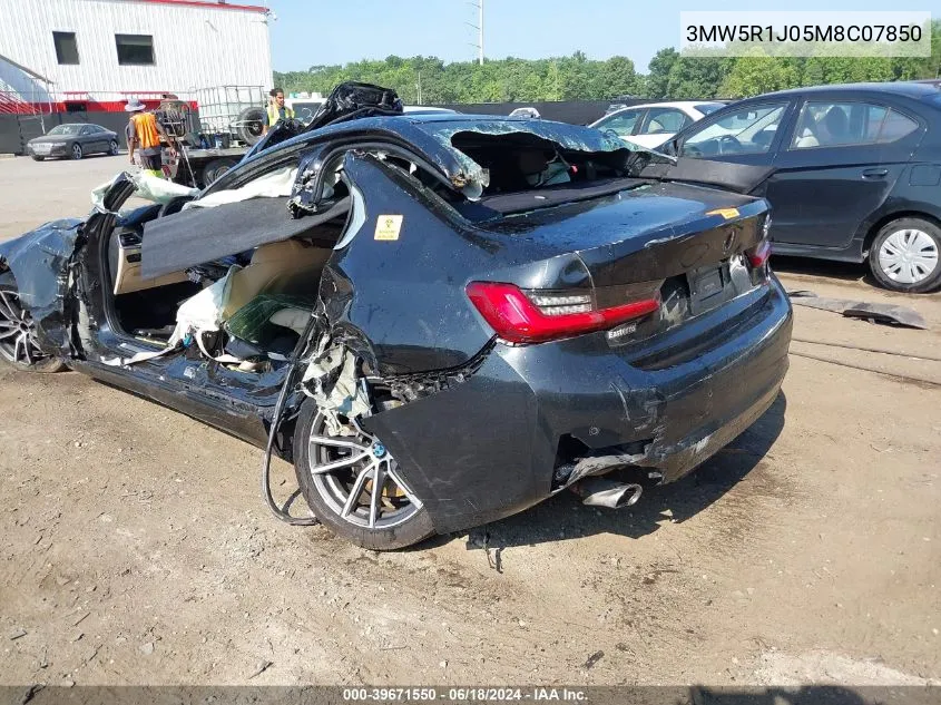 3MW5R1J05M8C07850 2021 BMW 330I