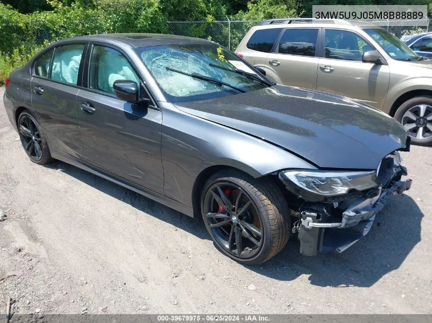 2021 BMW M340Xi VIN: 3MW5U9J05M8B88889 Lot: 39679975