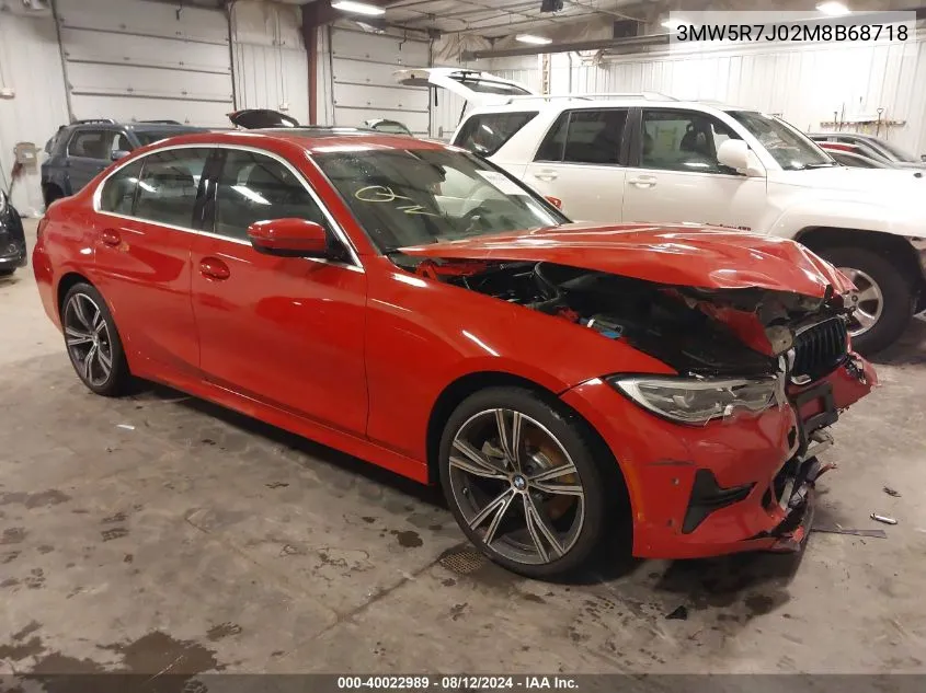 3MW5R7J02M8B68718 2021 BMW 330I xDrive