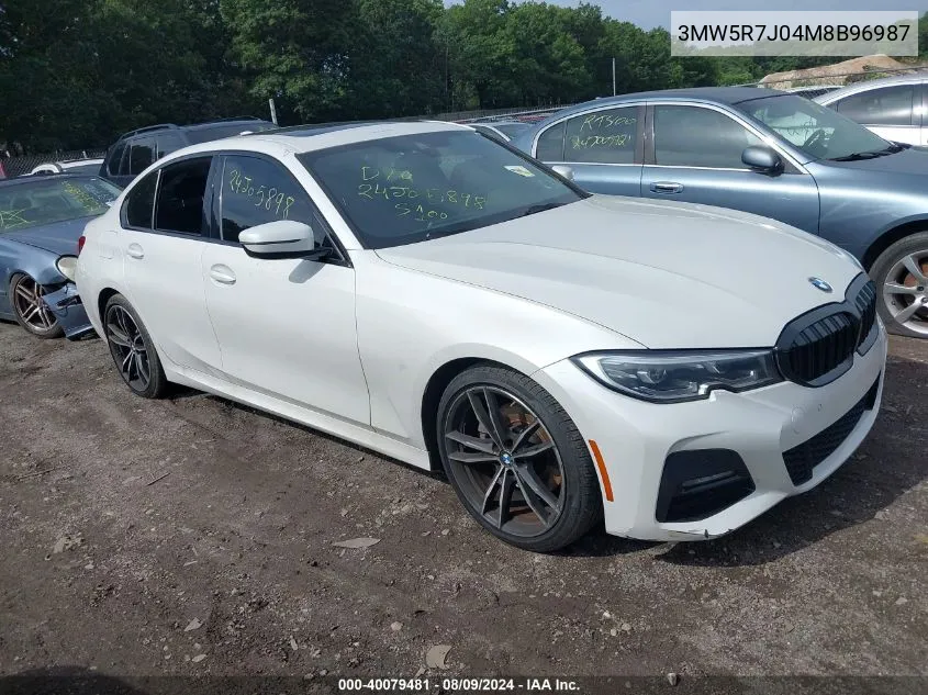 3MW5R7J04M8B96987 2021 BMW 330I xDrive