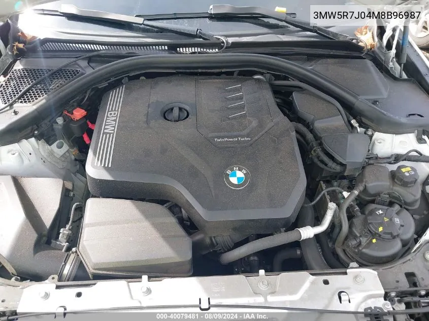 3MW5R7J04M8B96987 2021 BMW 330I xDrive