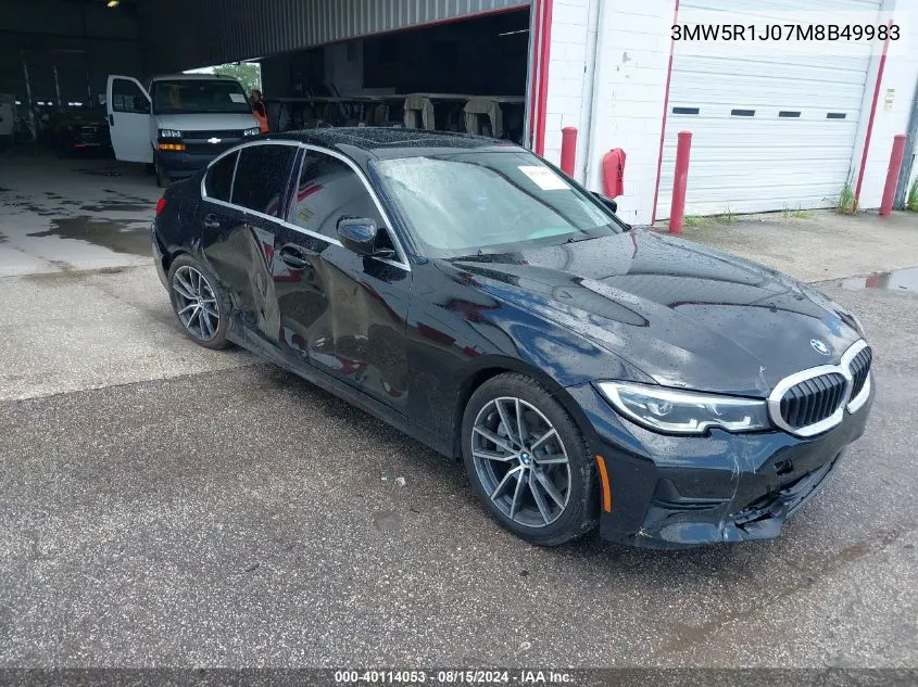 3MW5R1J07M8B49983 2021 BMW 330I