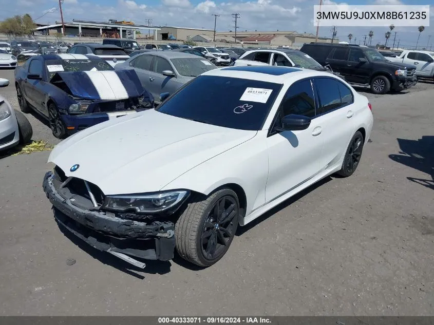 2021 BMW 3 Series M340I xDrive VIN: 3MW5U9J0XM8B61235 Lot: 40333071