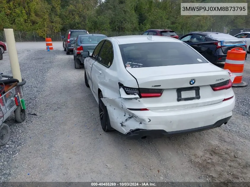 2021 BMW 3 Series 330E xDrive VIN: 3MW5P9J0XM8B73795 Lot: 40455269