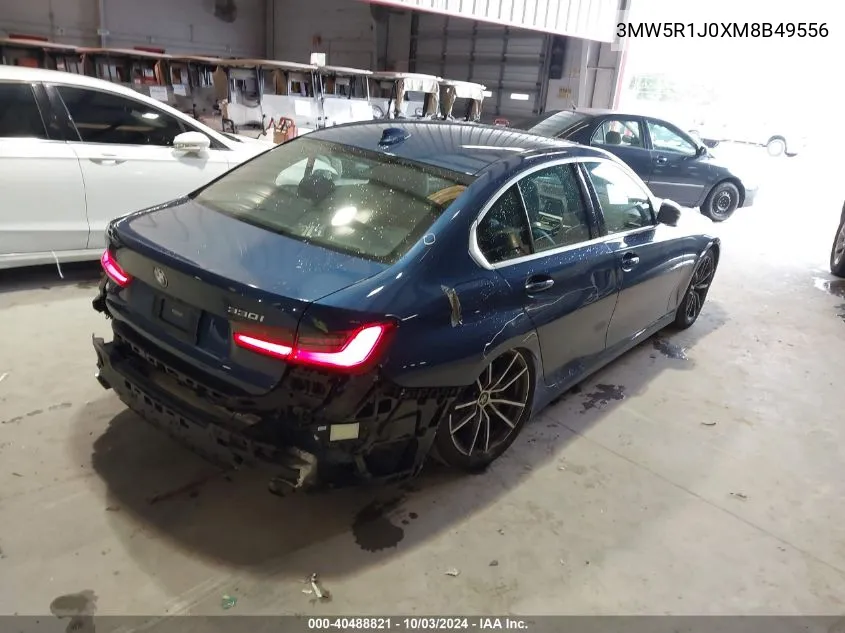 2021 BMW 330I VIN: 3MW5R1J0XM8B49556 Lot: 40488821