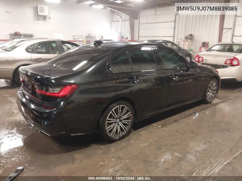 2021 BMW 3 Series M340I xDrive VIN: 3MW5U9J07M8B39385 Lot: 40496583